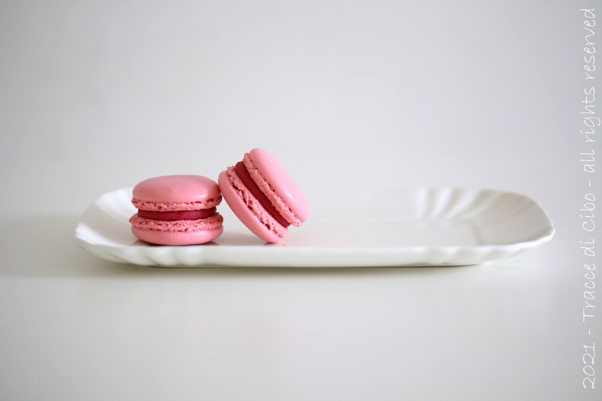 macaron al lampone