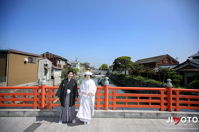 三重県桑名市の桑名宗社・春日神社での挙式撮影