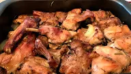 Kaninchenkeulen Braten Im Backofen