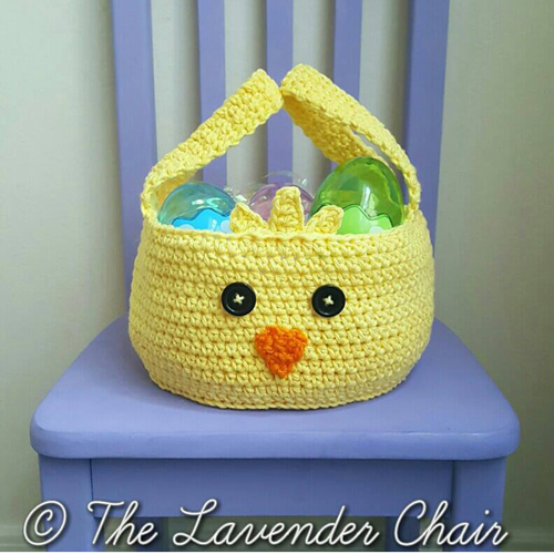 Chickadee Easter Basket - Free Pattern