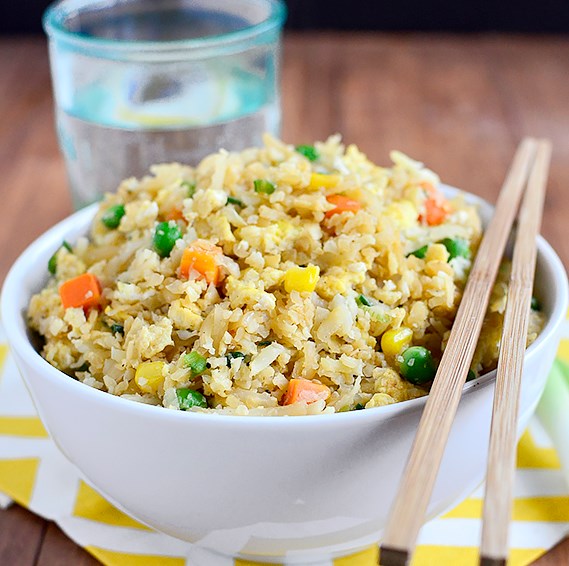 Cauliflower Fried Rice #healthydiet #lowcarb