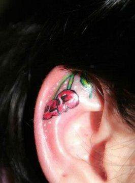 tattoos behind ear