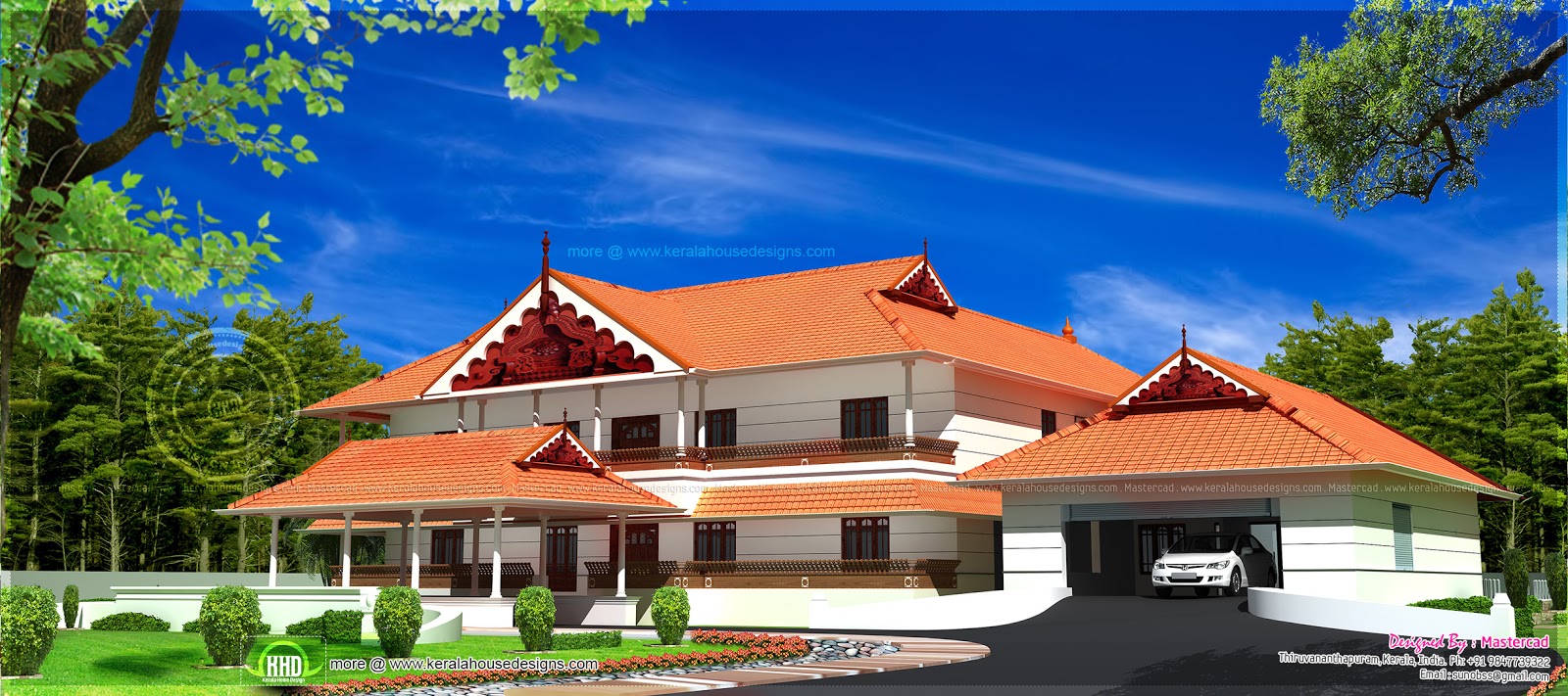  Kerala  style  super luxury house  Kerala  home  design  and 