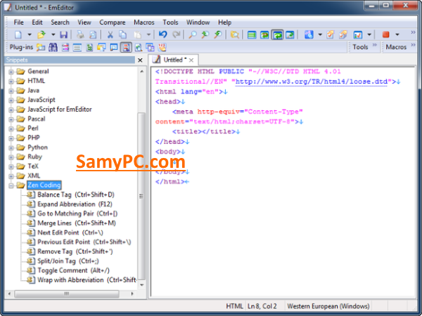 EmEditor Professional Free Download Full Version