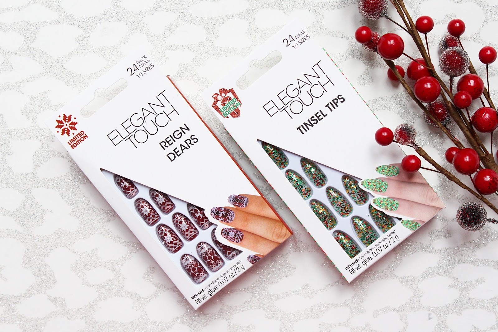 Elegant Touch Christmas Nails 