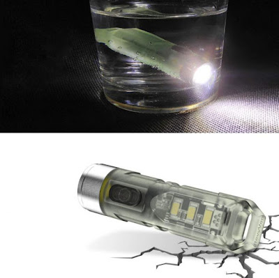 The glow in the dark flashlight