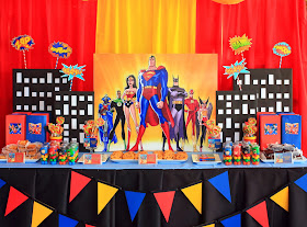 Justice League Themed Birthday Party