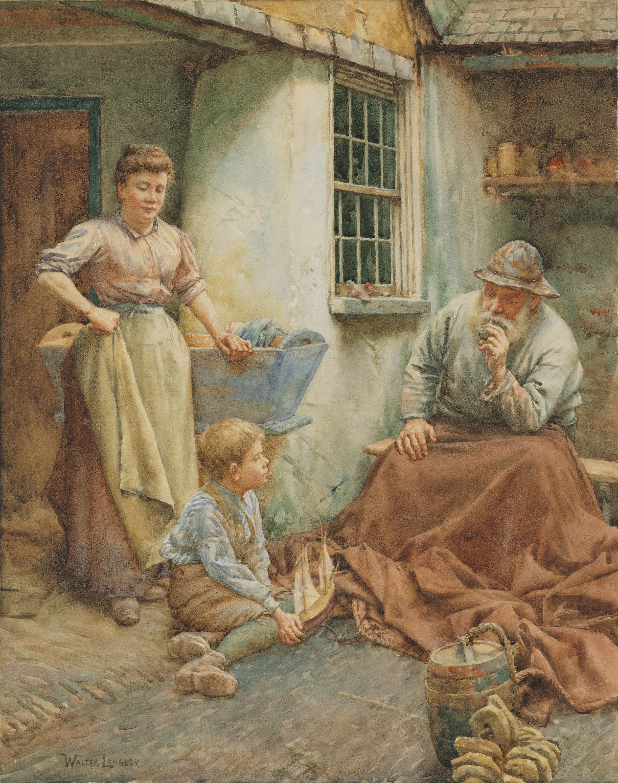 Walter Langley The fishermans tales