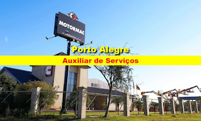 Motormac abre vaga para Auxiliar Técnico de Serviços em Porto Alegre