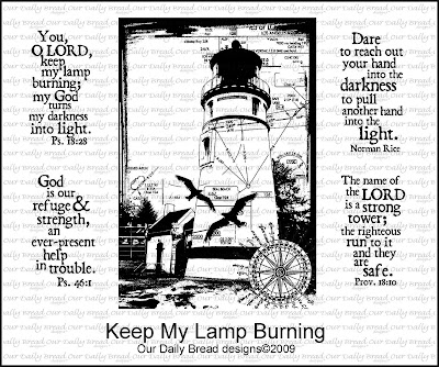 Our Daily Bread designs "Keep My Lamp Burning"