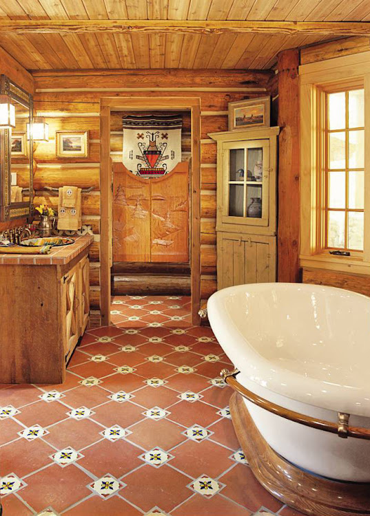 Rustic Bathroom Design Idea