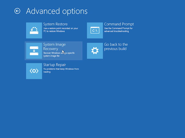 Các cách để truy cập vào màn hình Advanced Options trong Windows 10