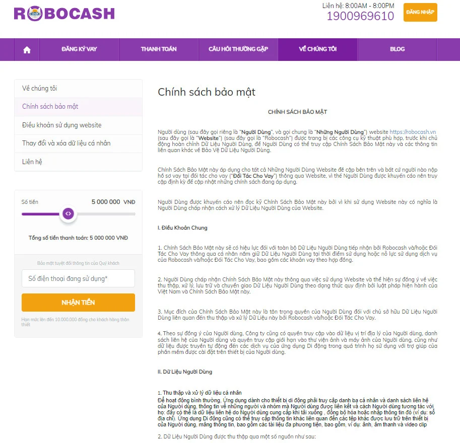 Trả chậm Robocash là gì?