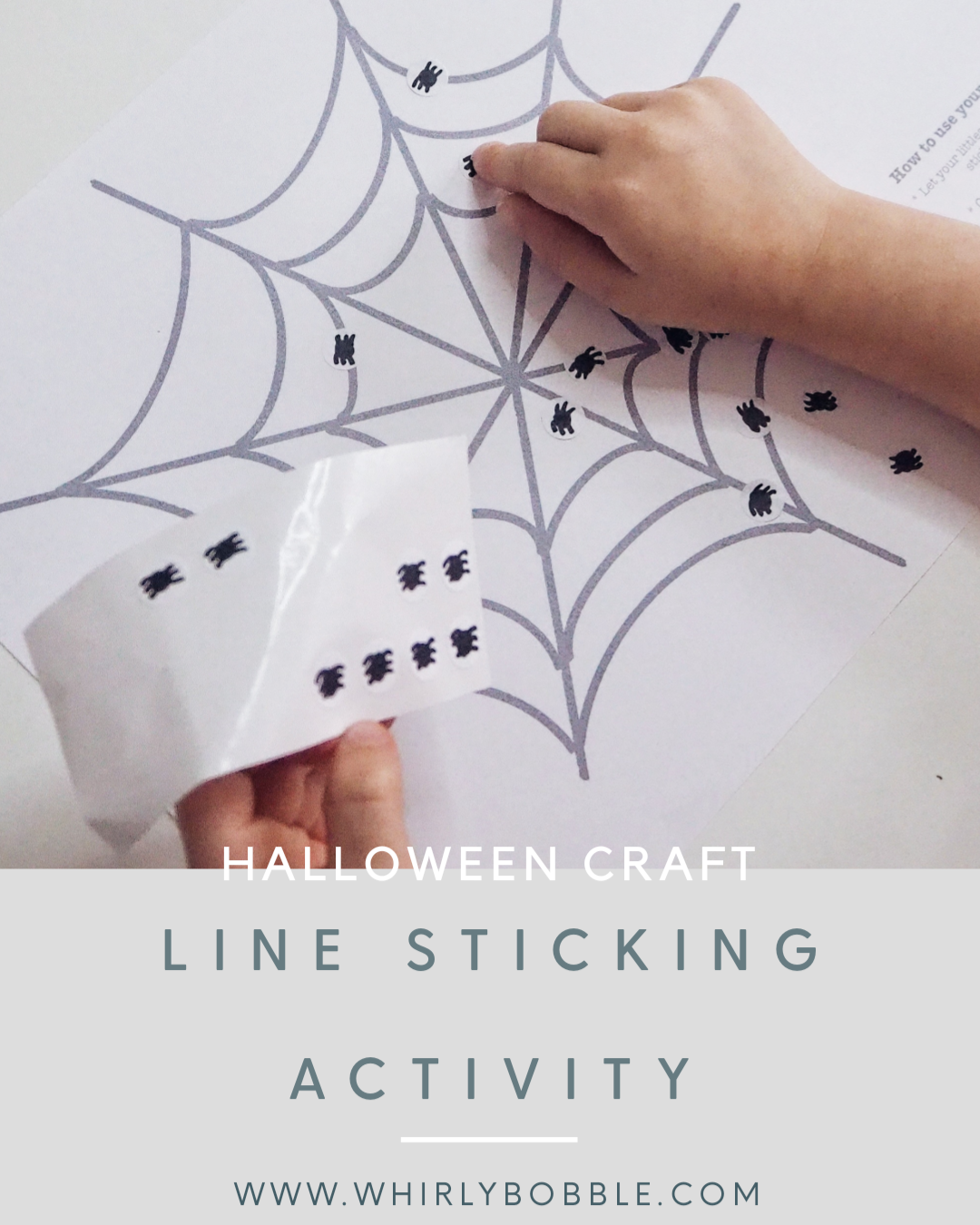 spider web halloween craft