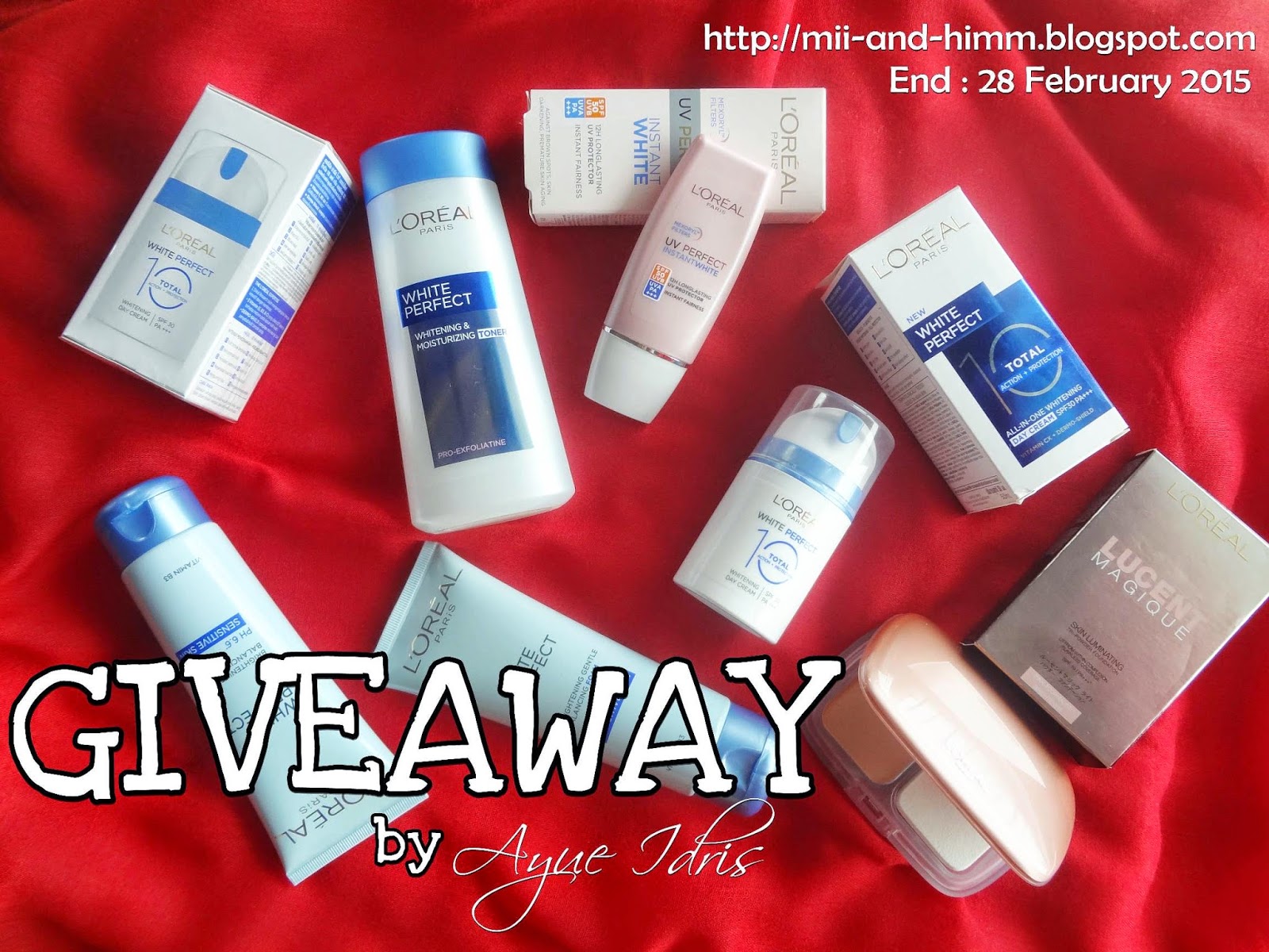 http://ayueidris.blogspot.com/2015/02/senarai-peserta-giveaway-loreal-paris.html