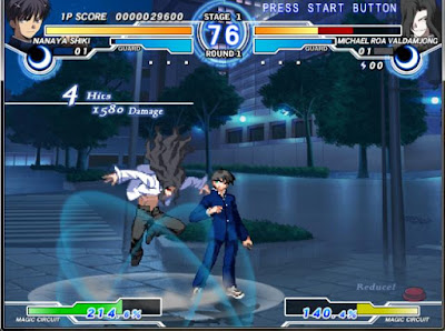 Melty Blood Actress Again Gameplay Fighting