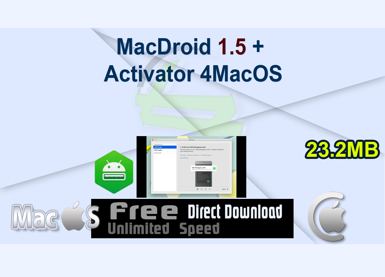 MacDroid 1.5 + Activator 4MacOS