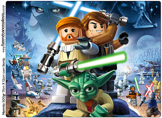 Etiquetas de Star Wars Lego para imprimir gratis.