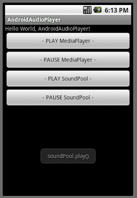 Play foreground and background music using SoundPool and MediaPlayer