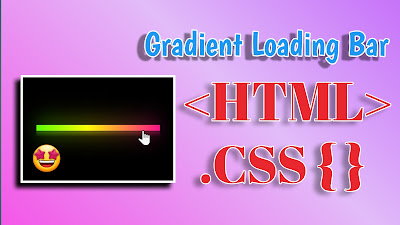 Amazing Animated CSS Gradient Loading Bar