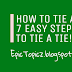 How to Tie a Tie? 7 easy step to Tie a Tie