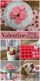 Easy DIY Healthy homemade Valentine Dog Treats