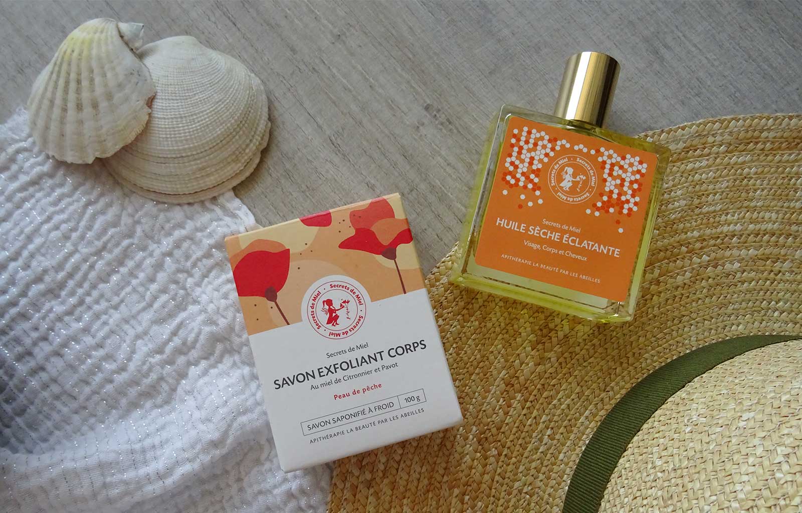 Routine soins soleil Secrets de Miel