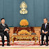  សម្តេចតេជោ ហ៊ុន សែន ទទួលជួបសវនាការជាមួយ ប្រមុខរដ្ឋឡាវ ដែលបំពេញទស្សនកិច្ចផ្លូវរដ្ឋនៅកម្ពុជា