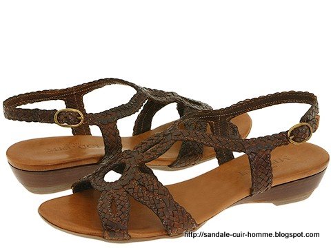 Sandale cuir homme:A482-675296