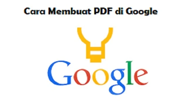 Cara Membuat PDF di Google