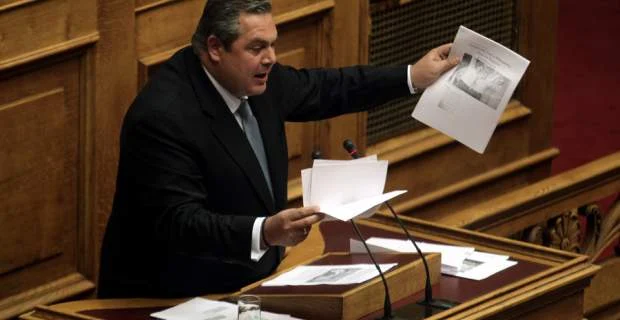 Ο Πάνος Καμμένος κατήγγειλε για εκβιασμό τον επιχειρηματία Δημήτρη Γιαννακόπουλο (ΒΙΝΤΕΟ) Ο Πάνος Καμμένος κατήγγειλε για εκβιασμό τον επιχειρηματία Δημήτρη Γιαννακόπουλο (ΒΙΝΤΕΟ)