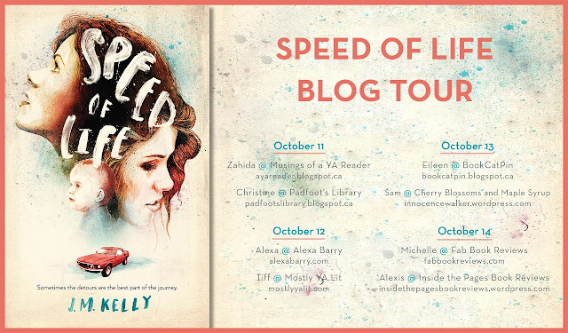 Speed of Life Blog Tour postcard