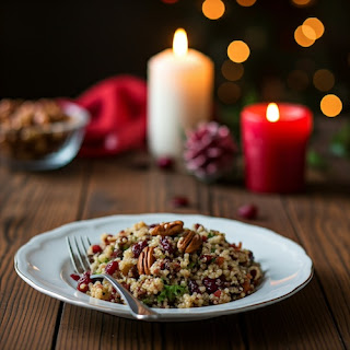 Quinoa Salad with Cranberries and Pecans