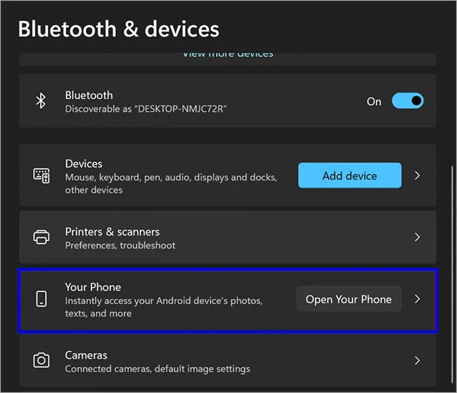 1-Settings-Bluetooth-devices-Your-Phone