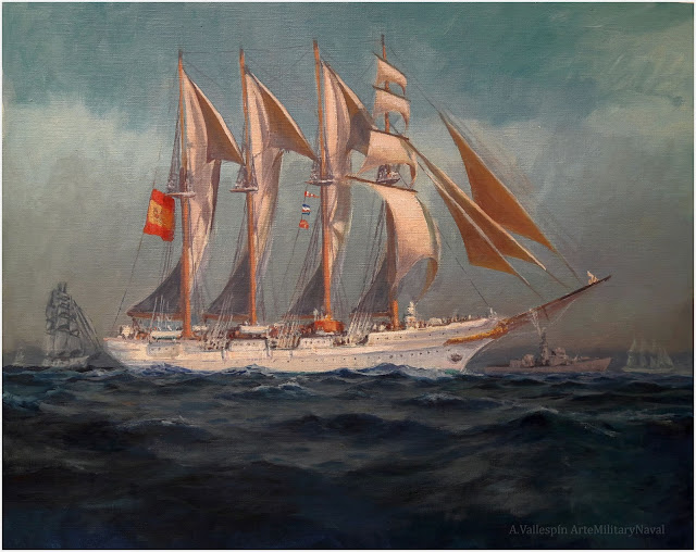 Óleo del Juan Sebastián Elcano