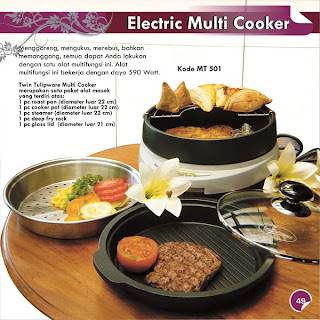 Electric Multi Cooker Twin Tulipware