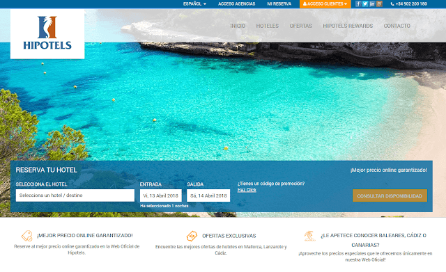 Hipotels Hotels & Resorts vacaciones de lujo