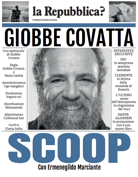 Teatro: Giobbe Covatta in scena con “Scoop”