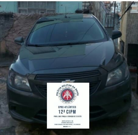 12ª CIPM recupera em menos de 24h veículo roubado na rua do canal