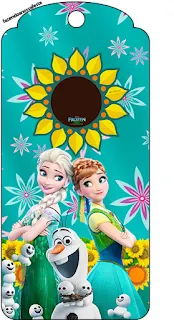 Frozen Fever Party Free Printable Bookmarks.