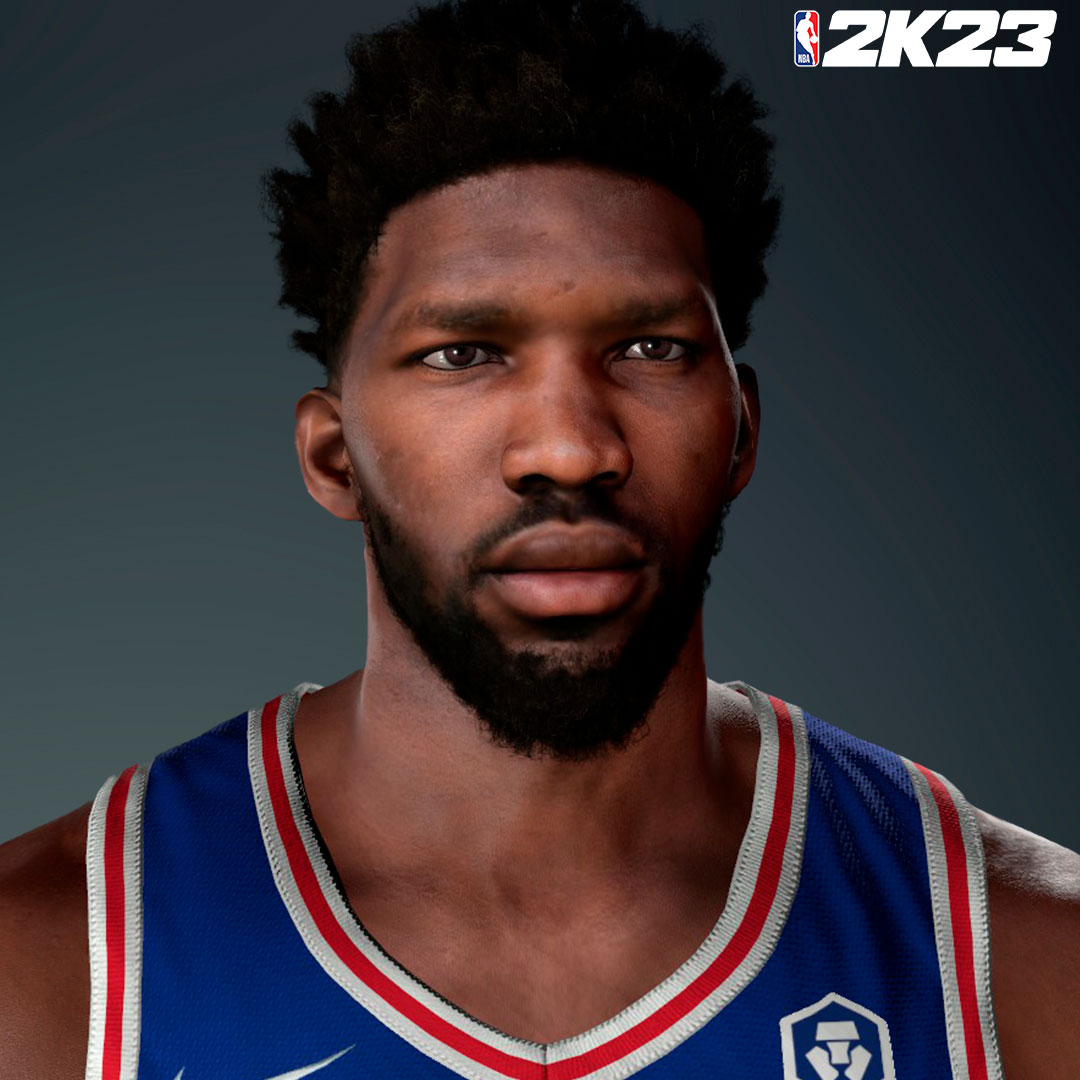 NBA 2K23 Joel Embiid Cyberface