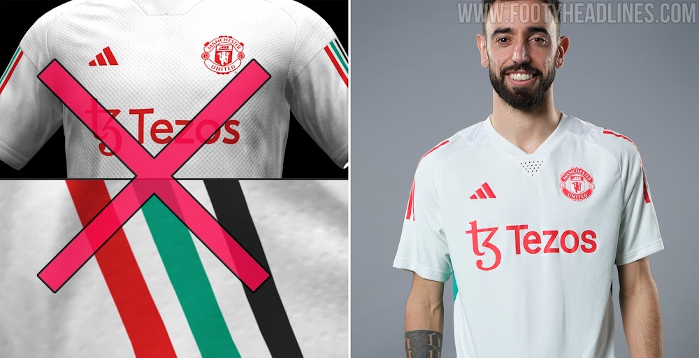 Tricolor 3 Stripes Removed: Manchester United 23-24 Training Kit Released -  Footy Headlines