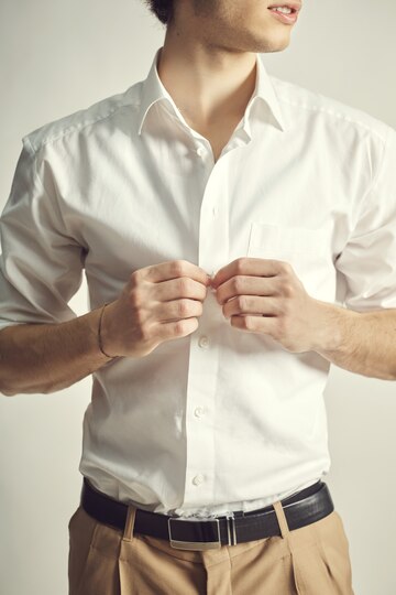 Men's Long sleeve satin shirts
