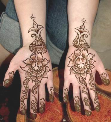 Simple Arabic Mehndi Designs Images for Henna Design