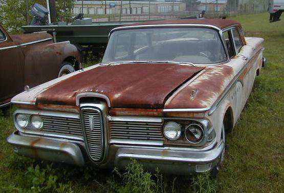 rusted cars