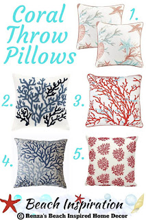 50+ Decorative Coastal Throw Pillows for Living Rooms.