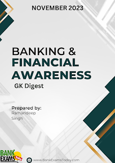 Banking & Financial Awareness GK Digest : November 2023