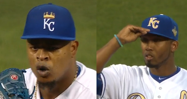 Edinson Volquez wrong hat