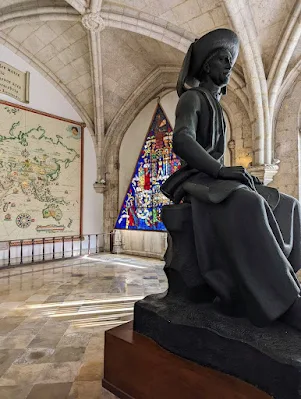 Statue of Henry the Navigator at the Lisbon Maritime Museum in Belem