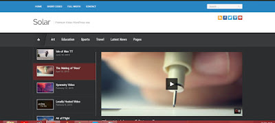  Solar Premium Multipurpose wordpress video theme - free wordpress themes for filmmakers